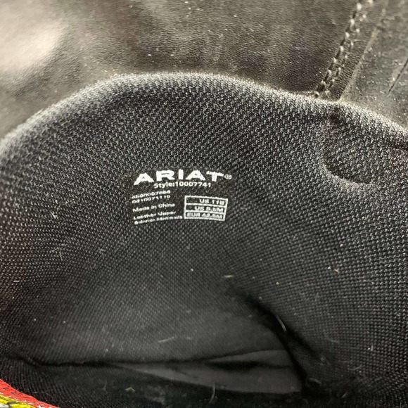 Ariat Windermere Plaid Baker Tall Boots in Black - Woman's 11B - Picture 14 of 14